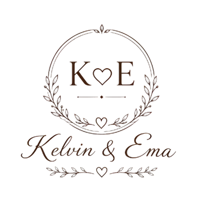 Kelvin and Ema wedding emblem